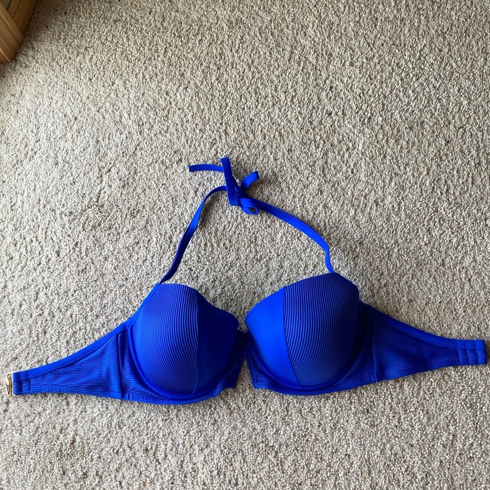 Shade and Shore Blue Bikini Top